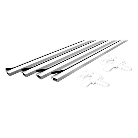 Prime-Line Prime-Line White Aluminum 5/16 in. W X 36 in. L Screen Frame Kit 1 pk PL7812